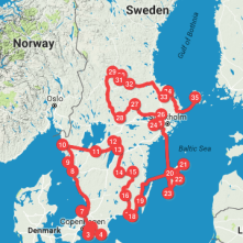 Itinerario en Suecia