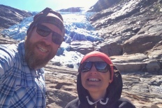 Selfie at the Svartisen Glacier
