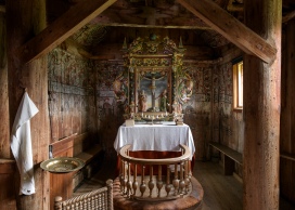 Altar in Urnes Stave Church