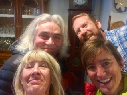 Happy encounter with Geraldine and Martin from WFH (selfie by Geraldine)