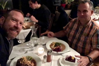 Dinner with my friend Gunter in Vienna