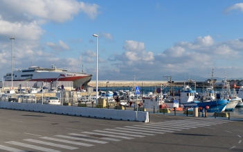 Ferry terminal in Tarifa